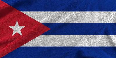 onda de bandeira de cuba isolada em png ou fundo transparente, símbolos de cuba, modelo para banner, cartão, publicidade, promover, comercial de tv, anúncios, web design, ilustração foto