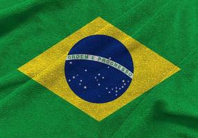onda de bandeira do brasil isolada em png ou fundo transparente,símbolos do brasil, modelo para banner,cartão,publicidade,promover, comercial de tv, anúncios, web design, ilustração foto