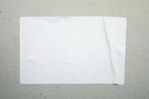 etiqueta de adesivos fechar no fundo cinza foto