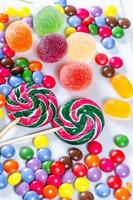 doces coloridos, doces e marmelada foto
