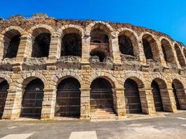 hdr verona arena anfiteatro romano foto