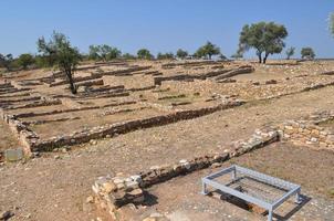 ruínas de olynthus em gizidiki foto