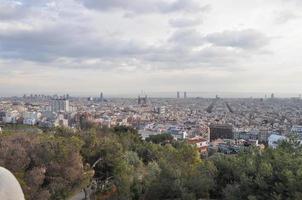 vista de barcelona foto