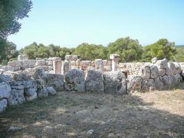 torre den galmes em minorca foto