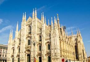 hdr duomo di milano catedral de milão foto