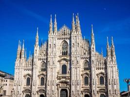 hdr duomo di milano catedral de milão foto