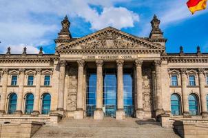 hdr reichstag em berlim foto