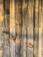 fundo de parede de madeira. cenário de cerca. prancha feita de madeira foto