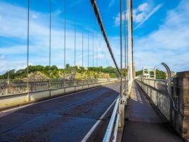 ponte suspensa hdr clifton em bristol foto