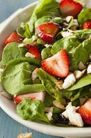 salada balsâmica de morango saudável orgânica foto