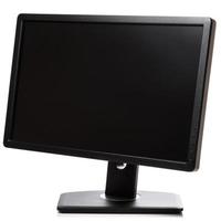monitor widescreen em fundo branco
