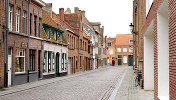 cidade da cidade velha em brugge bélgica, europa foto