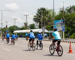 ciclismo para a saúde na tailândia. foto
