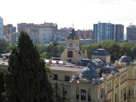 a cidade de málaga na espanha foto