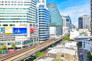 bangkok, tailândia, 25 de junho de 2021-vista da cidade de bangkok foto
