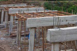 construção rural de pontes de concreto foto