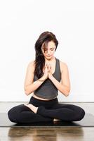 série de ioga - meditação foto