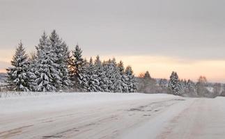 estrada de inverno