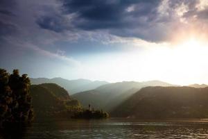 lago sangrado, eslovénia foto