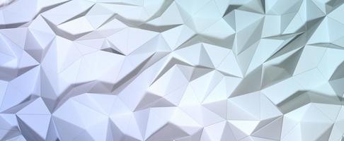 superfície cristalina poligonal com gradiente suave. mosaico geométrico de malha de renderização 3d com tonalidade bege e prata. texturas digitais triangulares empilhadas em formações criativas com interior futurista foto