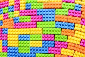 brinquedo de blocos de lego foto