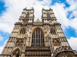 hdr igreja da abadia de westminster em londres foto