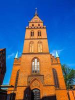 hdr propsteikirche herz jesu igreja em luebeck foto