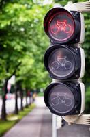 semáforo para bicicletas