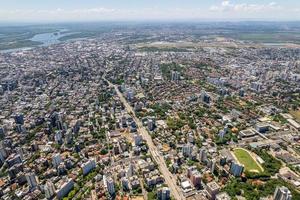 vista aérea de porto alegre, rs, brasil. foto aérea da maior cidade do sul do brasil.