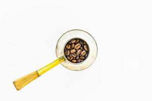 grãos de café configurados foto