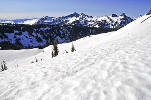 cena alpina em torno do Monte Rainier, North Cascades, Washington foto