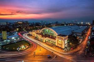 estação ferroviária de banguecoque foto