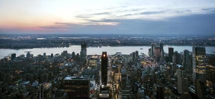 panorama da cidade de nova york foto