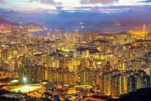 skyline de hong kong kowloon
