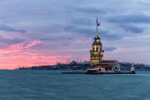 torre da donzela em Istambul, Turquia