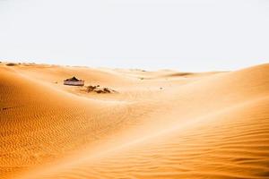 grande tenda no deserto