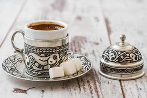 café turco tradicional foto