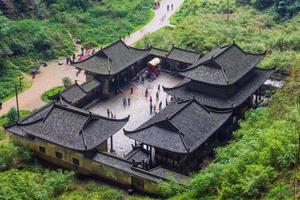 parque nacional wulong, chongqing, china foto