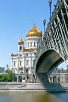 Catedral de Cristo Salvador em Moscou, Rússia. foto