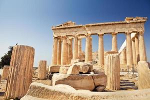 Partenon na Acrópole de Atenas foto