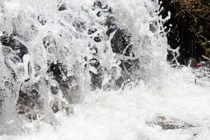 cachoeira de close-up abstrato. foto