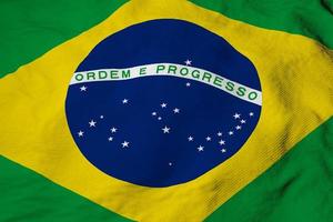 bandeira do brasil em renderização 3d foto