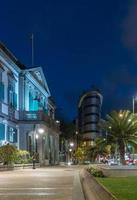 ruas de las palmas, ilha canária à noite foto