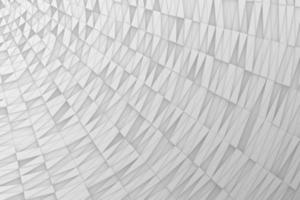 fundo de mosaico de triângulo espiral branco abstrato. ilustração 3d de tecnologia