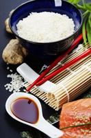 ingredientes de sushi foto