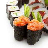 conjunto de sushi foto