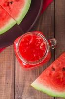 smoothie de melancia saudável foto