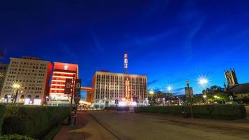 detroit, michigan, eua, 30 de agosto de 2020, sinal exterior do histórico fox theatre no centro de detroit. o teatro da raposa foi inaugurado em 1928. foto