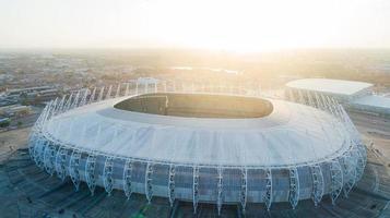 fortaleza, ceara, brasil, outubro de 2019 - sobrevoando o estádio placido castelo foto