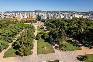 vista aérea de porto alegre, rs, brasil. foto aérea do parque da redenção.